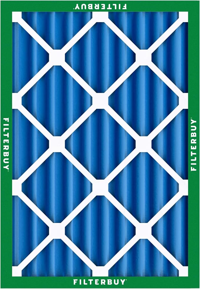 Filterbuy 16x20x4 Air Filter MERV 13 Optimal Smoke & Allergy Defense,