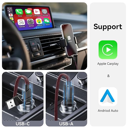 Multi Charging Cable Fast Charging 240W2Pack 4in1 USB C to Lightning Cable | Braided USB C Cable iPhone Charger Cable with USB A/C to C/Lightning for iPhone 17 16 15 14 Pro/MacBook/iPad