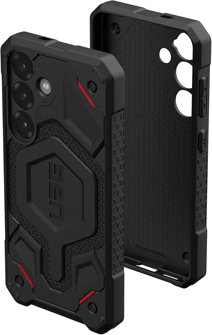 URBAN ARMOR GEAR UAG for Samsung Galaxy S25 Case 6.2" Monarch Pro - Compatible with Magnetic Charging Premium Rugged Military Drop Tested Protective Cover, Kevlar Black