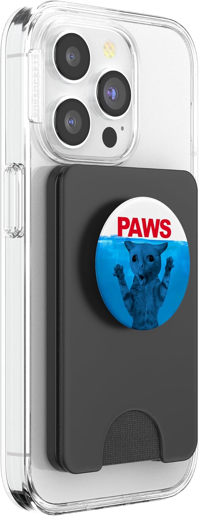 Paws Cat Meme Humor Funny Kitty Lover Funny Cats Dads Mom PopSockets Adhesive PopGrip