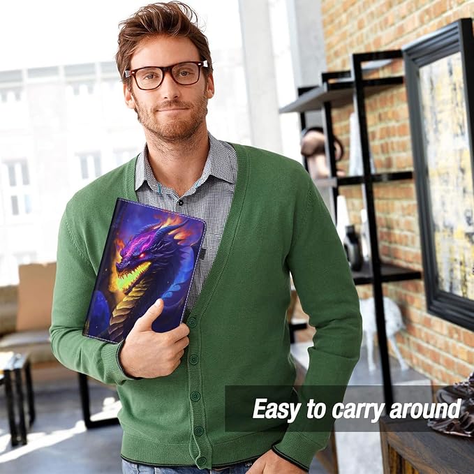 Case for 7 All-New Kindle Paperwhite 12th Gen 2024 &amp Kindle Colorsoft Signature Edition (2024 Release) PU Leather Folio Cover with Auto Wake/Sleep ，Blue Dragon