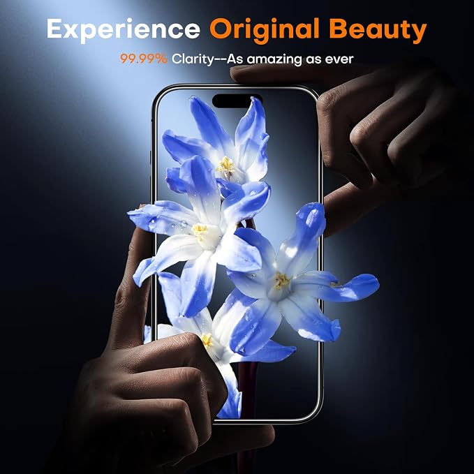 TOCOL for iPhone Air Screen Protector 9H Hardness Military Grade Shatterproof HD Tempered Glass Full Coverage Easy Installation 2 Pack