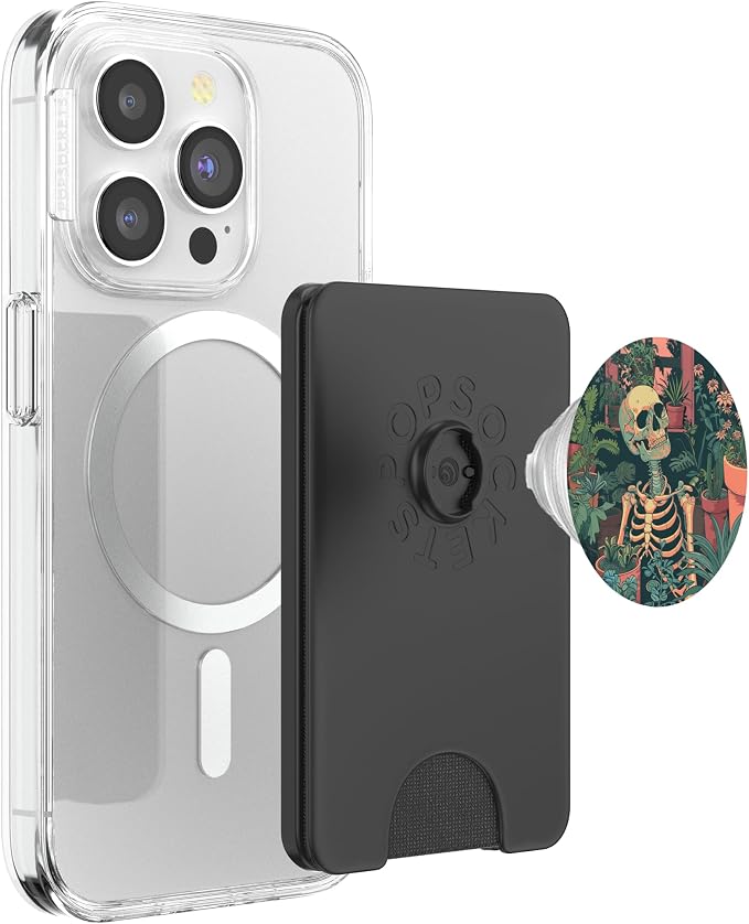 Skeleton Plant Lover Gardening Gardener PopSockets PopGrip for MagSafe