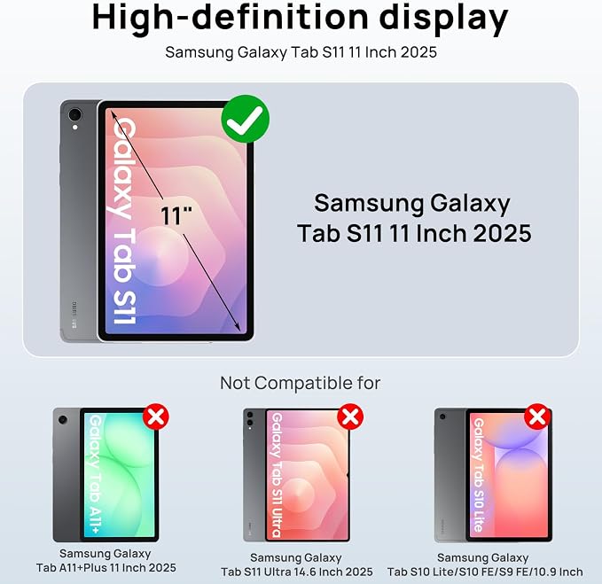 Gerutek Case for Samsung Galaxy Tab S10 FE+/ S10 FE Plus 2025 13.1 Inch Full-Body Drop Protective Case with Screen Protector Pen Holder 360° Rotate Hand Strap &amp StandShoulder Strap Black