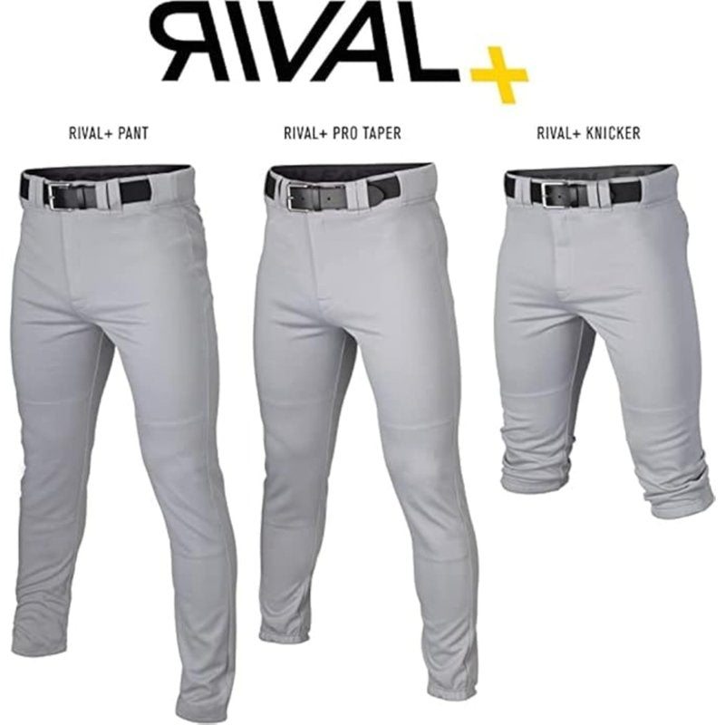 Easton | RIVAL+ Knicker Baseball Pant | Grey | Youth | Small