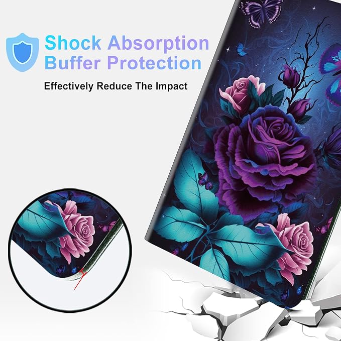 for Samsung Galaxy Tab S6 Lite Case 2022/2020 Release with Adjustable Stand &amp Auto Wake/Sleep Feature Smart Protect Cover Case for Samsung Tab S6 Lite 10.4 inch - American Flag