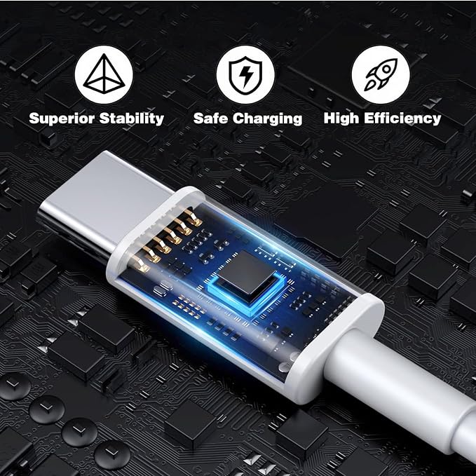45W Samsung Super Fast Charger Type C to Type C Android Charger Fast USBC Charging Cable 6ft Compatible for Samsung Galaxy S25 ultra S24 S23 S22 S21 S20 S10 S9 A56 A55 A54 A53 A36 A35 A16 A15 A14 A17
