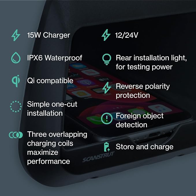 SCANSTRUT Waterproof Wireless Charger - NEST