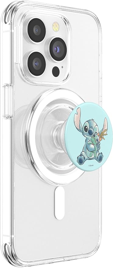 Disney Lilo &amp Stitch Cute Happy Stitch Scrump Sketch Logo PopSockets PopGrip for MagSafe