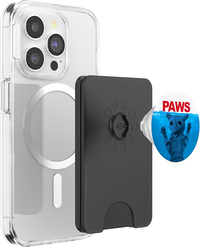 Paws Cat Meme Humor Funny Kitty Lover Funny Cats Dads Mom PopSockets Adhesive PopGrip
