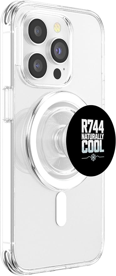 R744 Naturally Cool CO2 Refrigeration Technician PopSockets Adhesive PopGrip