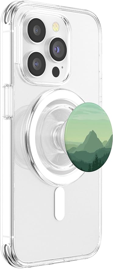 Green Mountain Pop Mount Socket Art Work Tree Woods PopSockets Adhesive PopGrip