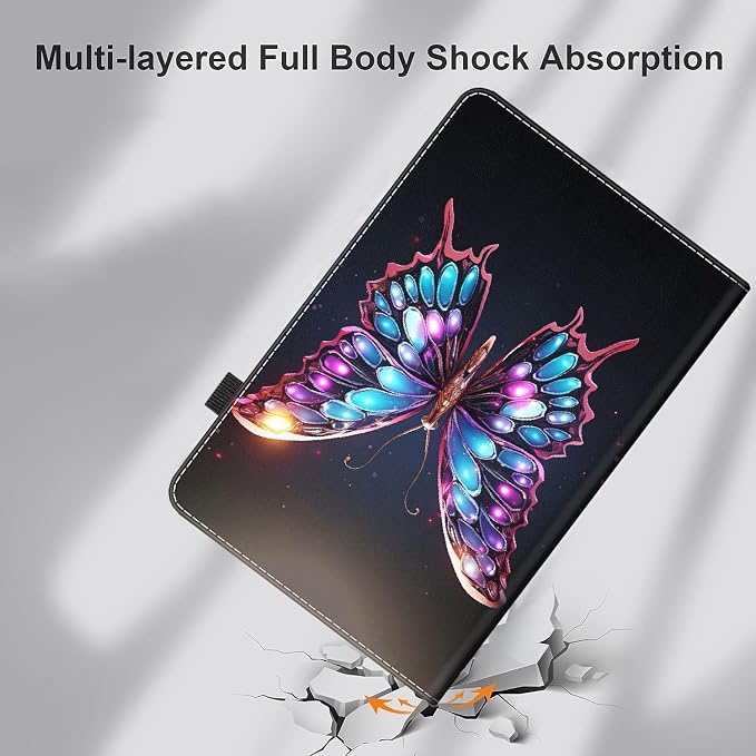 Case for Amazon Kindle Fire Max 11 Case (13th Gen 2023 Release) 11，Slim Fit Foldable Standing Cover Case with Auto Sleep/Wake for Fire 11 Max Tablet，Skull and Fire