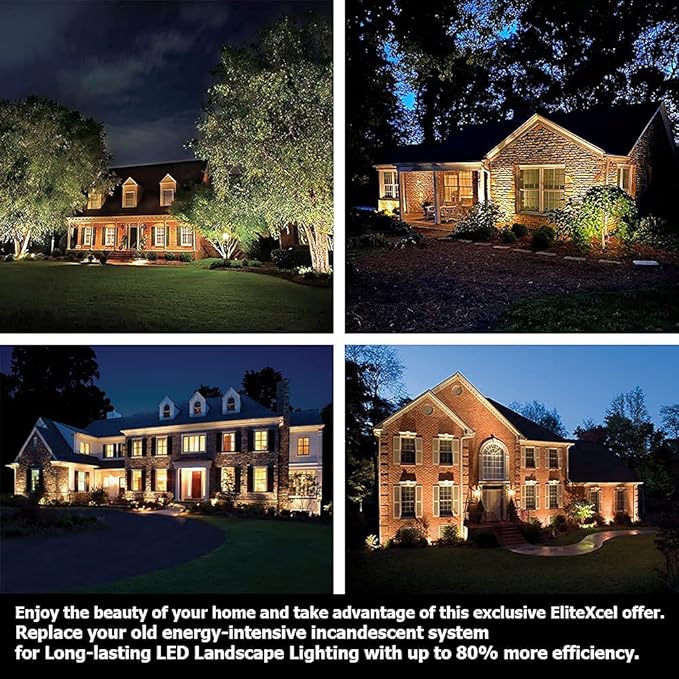 Flood Lights Outdoor, Gen2 15W Landscape Lighting, 50W MH Replace with 1500 Lumen 5000K Daylight Spotlight, 120-277V Garage Yard Patio Tree Security Light, UL-Listed, 5 Years Warranty