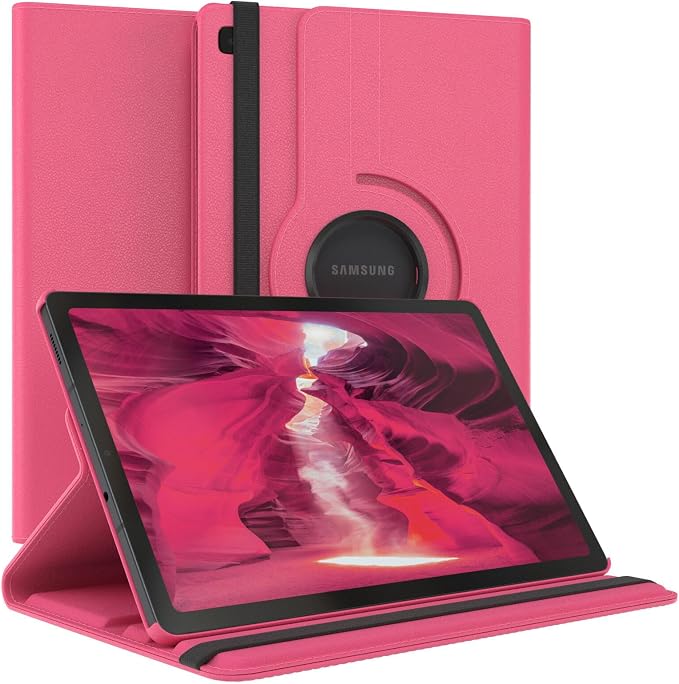 Vultic Rotating Case for Samsung Galaxy Tab A 8.4 2020 (8.4-inch) [SM-T307U] 360 Degree Stand [Auto Sleep/Wake] Folio PU Leather Smart Tablet Cover (Black)