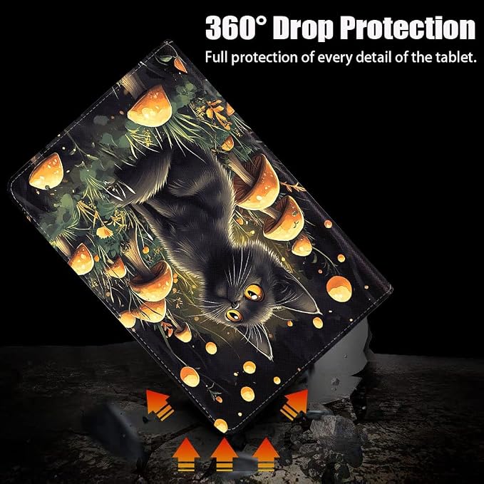 Case for iPad (A16) 11th Generation 11 Inch 2025/ iPad 10th Generation 10.9 Inch 2022 Slim PU Leather Cover Adjustable Stand with Auto Wake/Sleep Case African Women