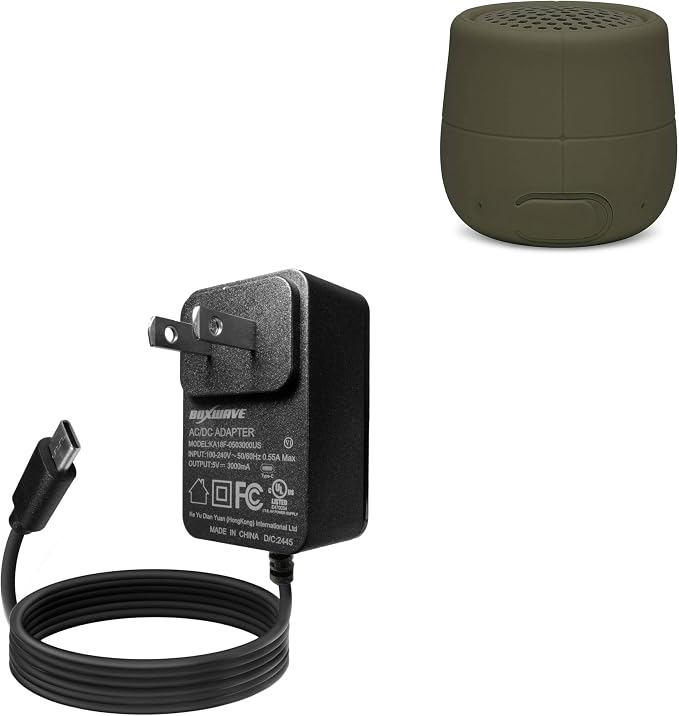 BoxWave Charger Compatible with Lexon Mino X - Wall Charger Direct (15W) Rapid Charge Your Device with Built-in 3ft Cable