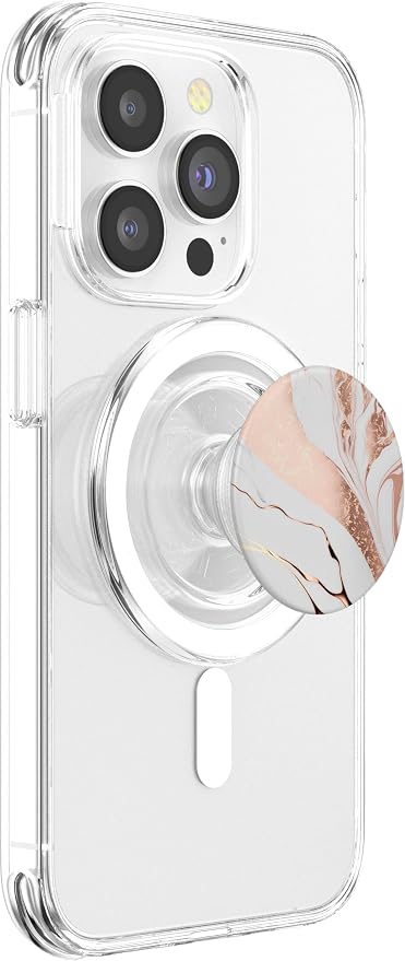 Rose Gold Marble PopSockets Adhesive PopGrip