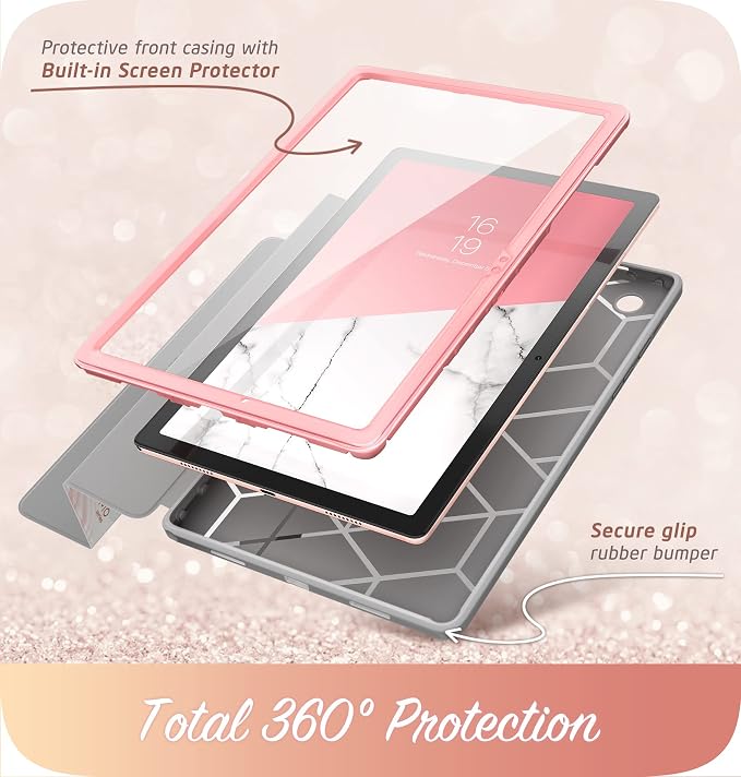 i-Blason Cosmo Protective Case for 10.5-Inch Samsung Galaxy Tab A8 (2022) Marble