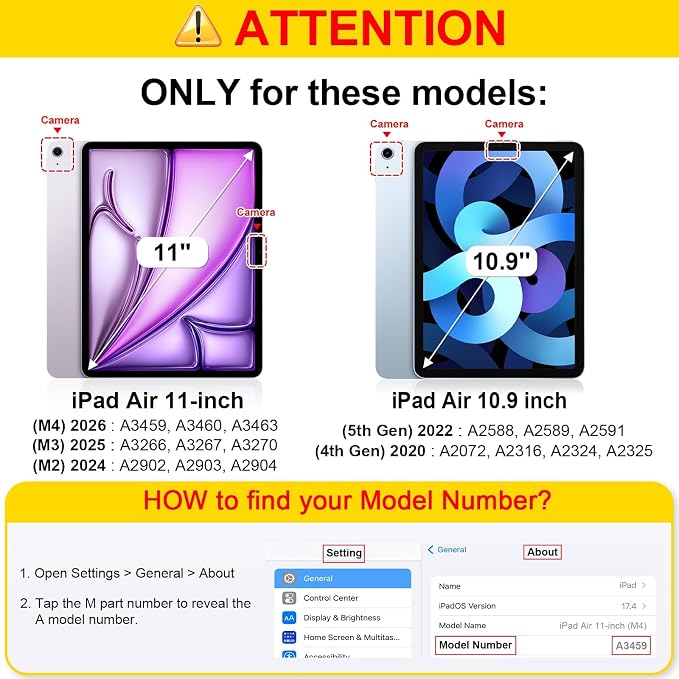 Custom Case for iPad Air 3rd Generation 2019 / iPad Pro 2017 10.5 inch Personalized Customized Picture Logo Text Name PU Leather Tablet Cover Premium Folio Flip Stand Case Auto Wake/Sleep