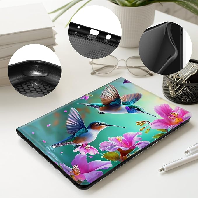 Case for All-New 7 Kindle Paperwhite 12th Gen 2024 &amp Kindle Colorsoft Signature EditionPU Leather Cover with Auto Sleep Wake FeatureAmerican Flag Eagle