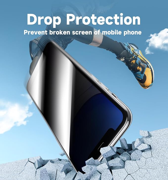 MAGIC JOHN 2 Pack for iPhone 11/iPhone XR 6.1 inch Privacy Glass Screen Protector Auto Dust-Elimination Installation Bubble Free HD Clear Easy Installation