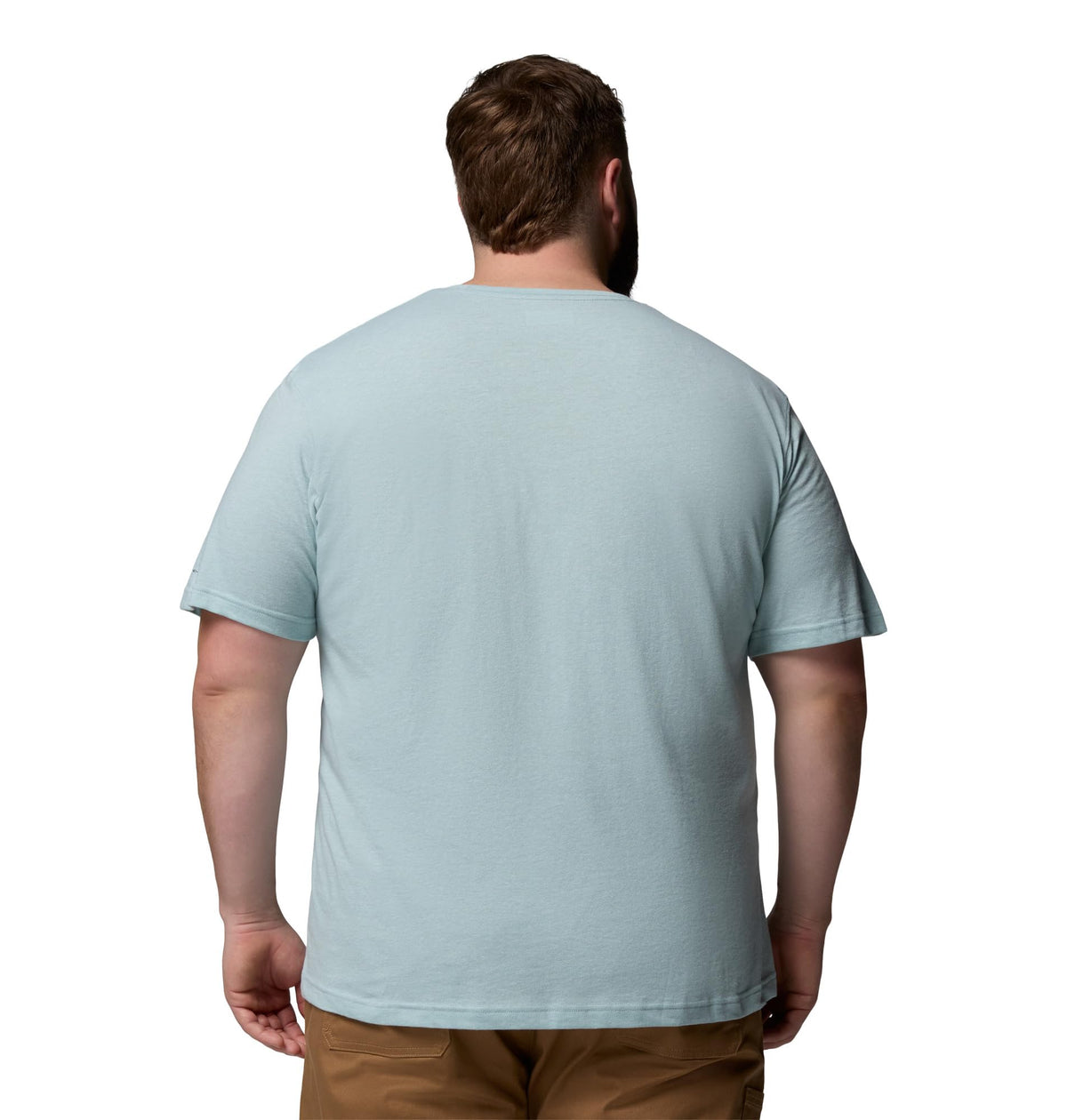 Columbia Men's Thistletown Hills Short Sleeve T-Shirt, Crushed Blue/Heather, X-Small