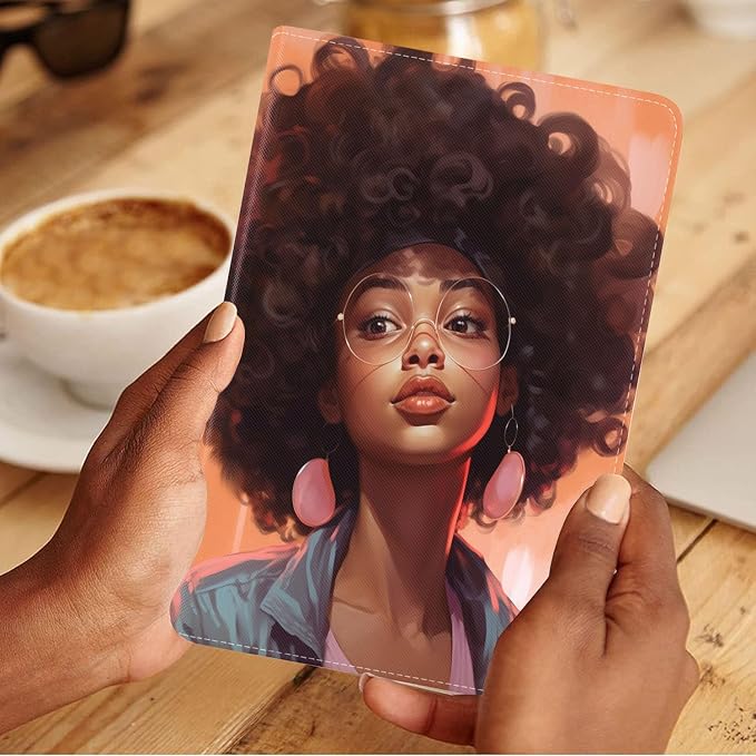 Case for Samsung Galaxy Tab A 8.0 2019 (SM-T290/T295/T297) Slim Lightweight PU Leather Stand Cover with Auto Wake/Sleep for Galaxy Tab A 8.0 Inch Abstract Watercolor Art Dogs