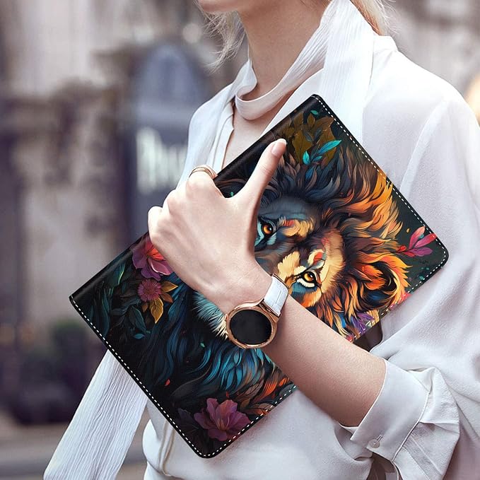Case for Samsung Galaxy Tab S10 FE Plus 5G Multi-Angle Stand Smart Cover Shockproof with Auto Wake/Sleep for Galaxy Tab S10 FE+ 13.1 Inch (SM-X620/SM-X626B) 2025 Magic Mushrooms Fungus