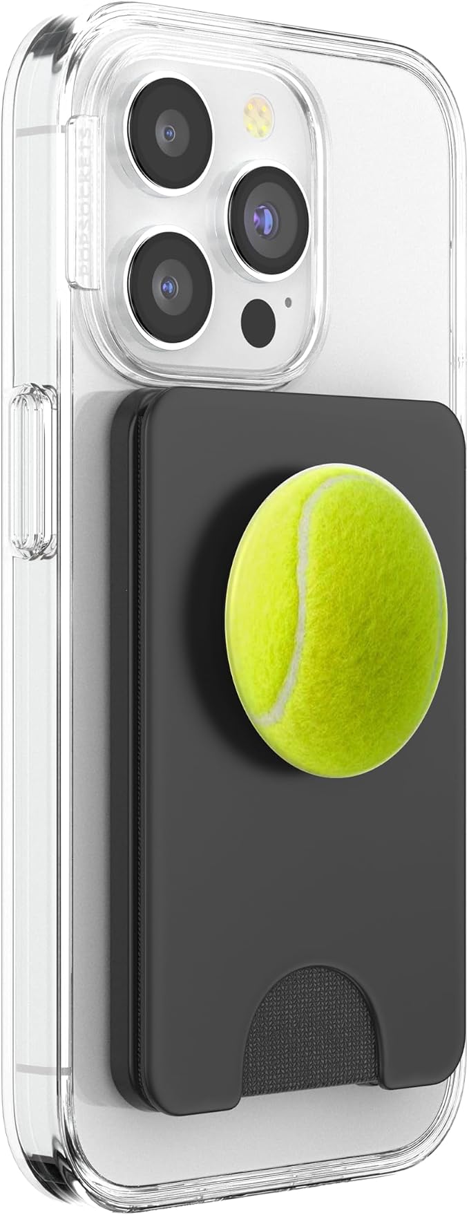 Tennis Ball Black PopSockets Adhesive PopGrip