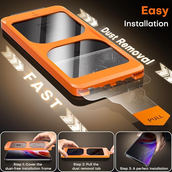 TOCOL for Pixel 2026 Screen Protector Clear | Easy Installation Bubble-Free 9H+ Tempered Glass 11FT Military Grade Shatterproof Anti-Scratch Case Friendly HD 2 Pack