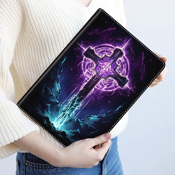 Case for iPad (A16) 11th Generation 11 Inch 2025 / iPad 10th Generation 10.9 Inch 2022 Ultra-Thin Multi-Angle Protective Cover with Auto Sleep/Wake A Dark Horse