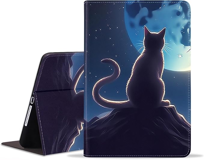 for iPad mini 7 (A17 Pro) 2024 Case/iPad mini 6 2021 Case Adjustable Stand Auto Wake/Sleep Smart Leather Cover for iPad mini 7th/6th Generation 8.3 Inch Sloth