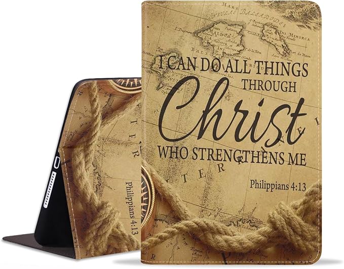 for iPad mini 1 2 3 4 5 Case Stay Positive Work Hard and Make It Happen Inspirational Quote Slim Lightweight PU Leather Stand Cover with Auto Wake/Sleep for iPad mini 5th/4th Gen 7.9 Inch