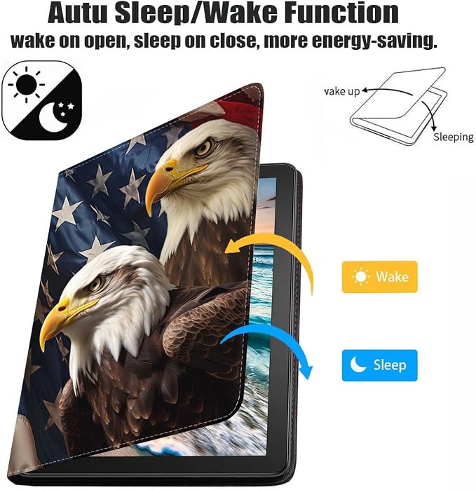 Case for Samsung Galaxy Tab S10 Plus 2024/ S9 Plus/ S9 FE Plus 5G 12.4 Inch 2023 Premium PU Leather Stand Folio Cover with Auto Sleep/Wake Abstract Colorful Dog