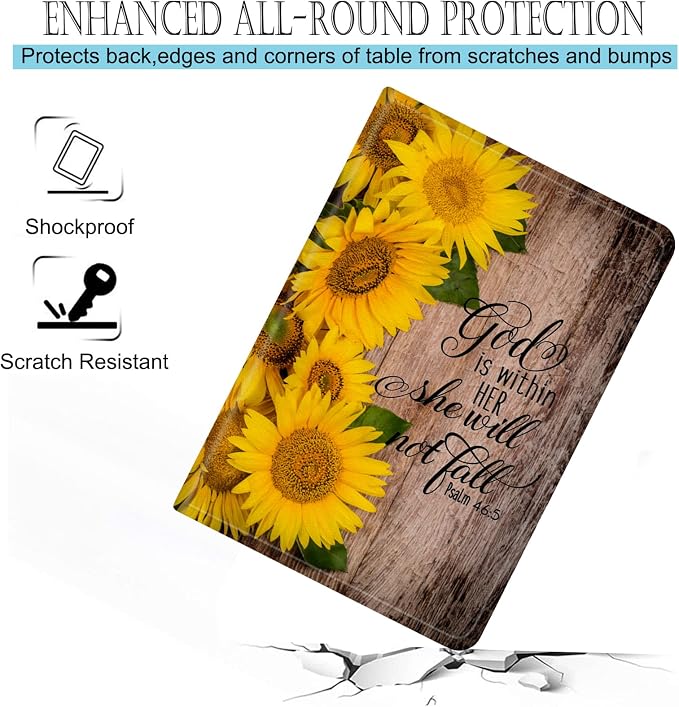 Compatible for iPad Air 13 inch Case (M3 2025 /M2 2024)/Pro 12.9 inch (6th/5th/4th/3rd 2022/2021/2020/2018)Adjustable Stand Protect CoverAnchor Christian