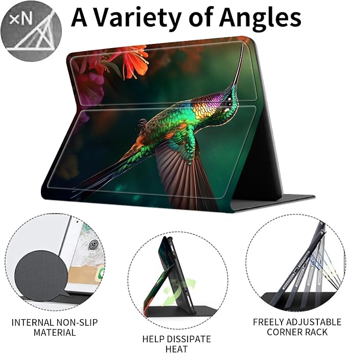 Case for 7 All-New Kindle Paperwhite (12th Generation 2024) and Kindle Colorsoft Signature Edition CoverSlim PU Leather Smart Cases with Auto Wake/Sleep-Black Cat Night Sky