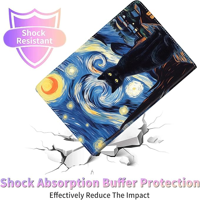 Case for Galaxy Tab A9 Plus ， Auto Sleep/Wake Multi-Angle Viewing Slim Folio Stand Cover for Samsung Galaxy Tab A9+/A9 Plus 11 Inch 2023 (SM-X210/X216/X218) Magic Mushrooms Fungus