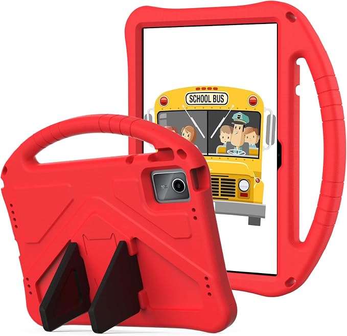 YRH for Moto Pad 2026 Case 11'' Kids EVA Shockproof Tablet Cover with Stand Handle Black