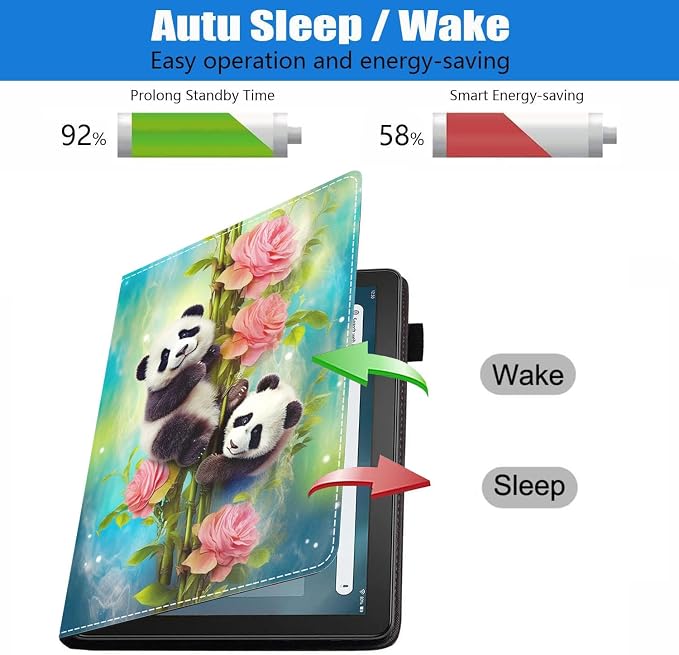 Case for Amazon Kindle Fire 7 Tablet (7 Display 12th Generation 2022 Release) Slim PU Leather Stand Folio Cover with Card Slot &amp Auto Wake Sleep Abstract Paint Butterfly