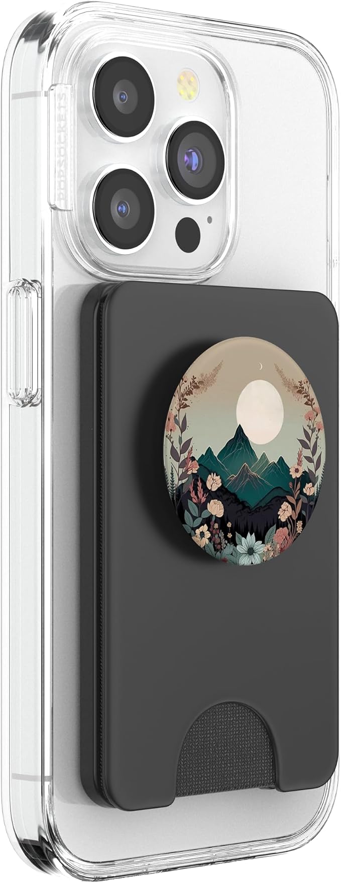 Boho Chic Floral Wreath Forest Nature Mountain Cute Pastel PopSockets Adhesive PopGrip