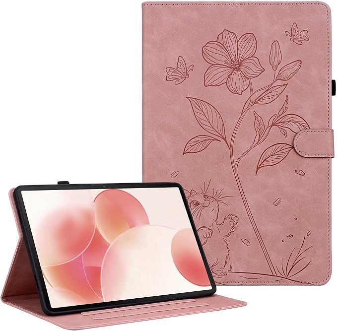 Case for iPad mini 7 2024 A17 Pro iPad mini 6 2021 8.3 inch Auto Wake/Sleep Multi-Angle Flip PU Leather Cover Case with Stylus Holder Blue