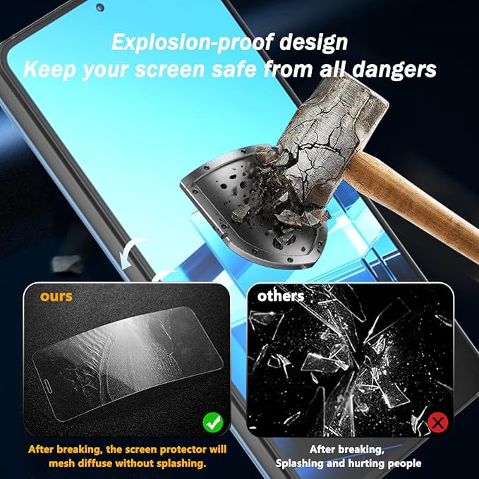 for iPhone 17 Pro Max Back Screen Protector Flexible Film Not Glass with Camera Lens Protector 2+2 Pack Self-Healing Anti Scratch HD Clear Soft TPU Protective Hydrogel Film