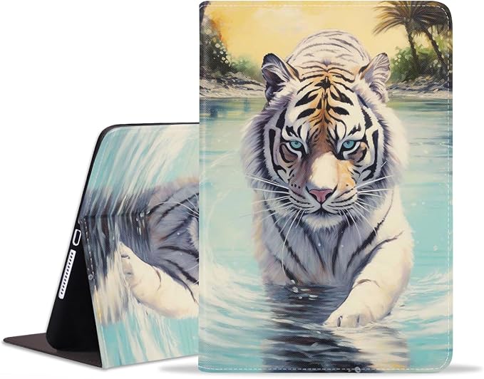 for iPad mini 7 (A17 Pro) 2024 Case/iPad mini 6 2021 Case Adjustable Stand Auto Wake/Sleep Smart Leather Cover for iPad mini 7th/6th Generation 8.3 Inch Sloth