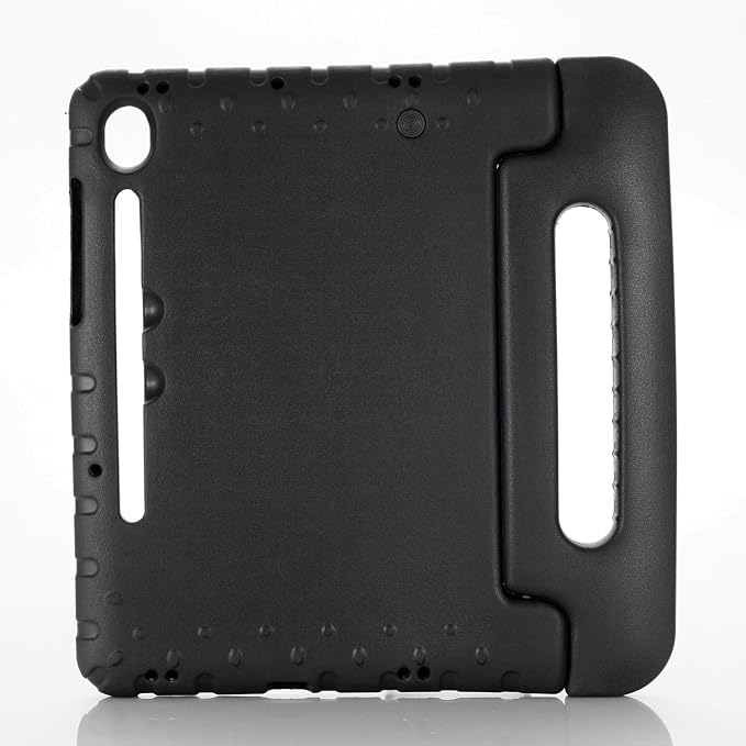 Kids Case for Samsung Galaxy Tab S10 FE Plus 13.1 (2025) Techcircle Handle Stand Light EVA Foam Bumper Protective Rugged Drop Protection Child Proof Cover Black