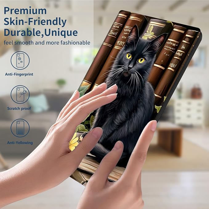 Slim Case for Amazon Kindle Fire Max 11 Case (13th Generation 2023 Release) 11 PU Leather Folio Stand Adjustable Smart Cover with Auto Wake/Sleep for Kindle Fire 11 TabletA American Flag Skull