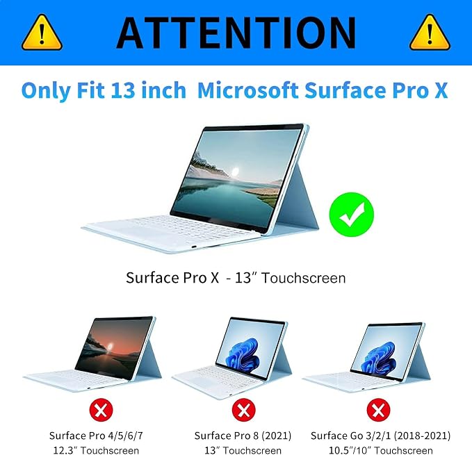 for Microsoft Surface GO 3/GO 2 Case with Adjustable Stand &amp Auto Wake/Sleep PU Leather Slim Smart Protect Cover - African Women Red Hair