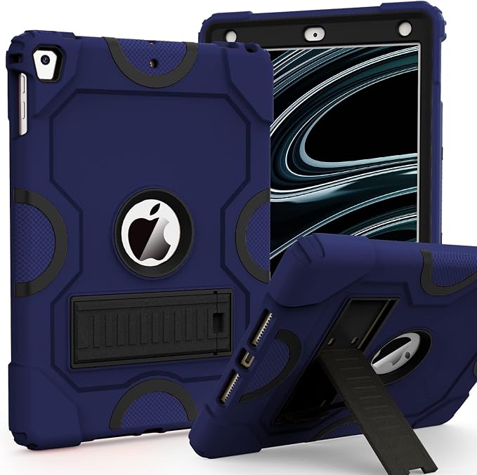 ZoneFoker Case for iPad 6th/5th Generation (9.7 Inch 2018/2017 Model) iPad Air 2 / 1st iPad Pro 9.7 Heavy Duty Shockproof Rugged Protective Case Alpine Green