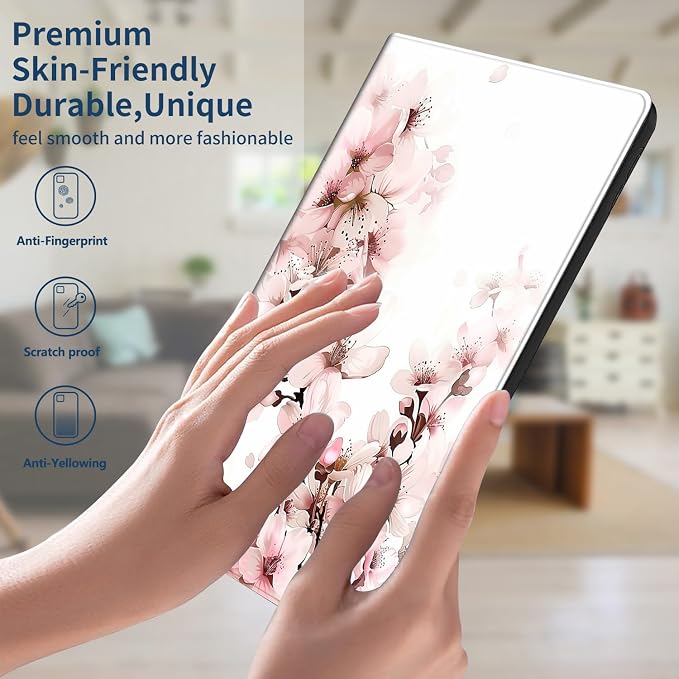 Slim Case for Samsung Galaxy Tab S11 5G 11 Inch (2025) PU Leather Tablet Cases Flip Folio Multi-Angle Viewing Stand Protective Smart Shell Cover with Auto Wake/Sleep A Crow Skull