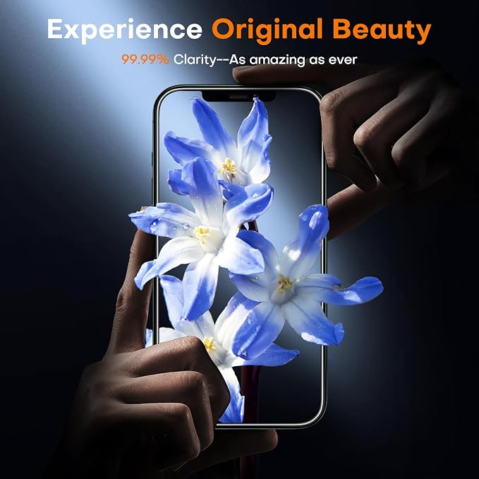 TOCOL for iPhone Air Screen Protector 9H Hardness Military Grade Shatterproof HD Tempered Glass Full Coverage Easy Installation 2 Pack
